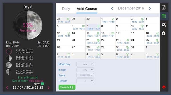 zodiac moon phase calendar for macbook